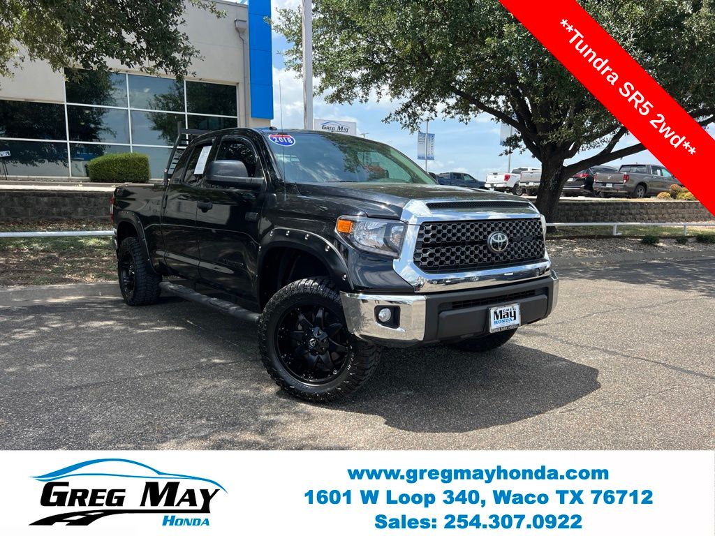 Midnight Black Metallic 2018 Toyota Tundra Pickup Truck Four-Wheel Drive 6-Speed Automatic Overdrive