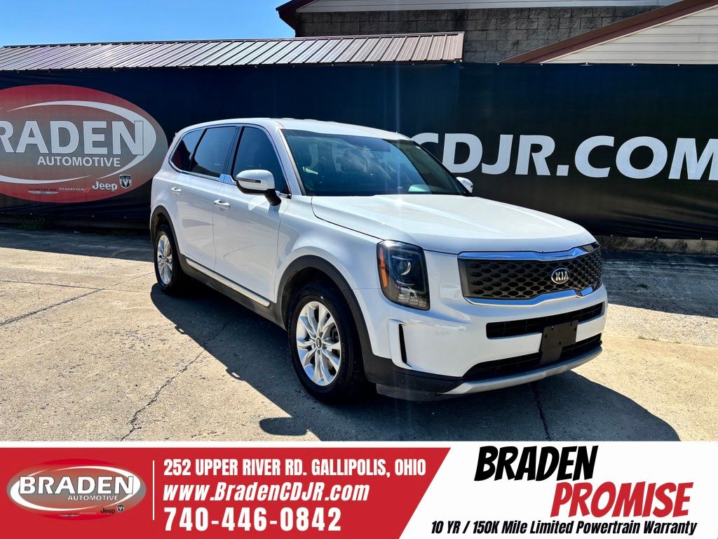 Glacial White Pearl 2021 Kia Telluride SUV / Crossover All-Wheel Drive 8-Speed Automatic