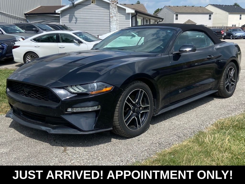 Shadow Black 2018 Ford Mustang Convertible Rear-Wheel Drive Automatic