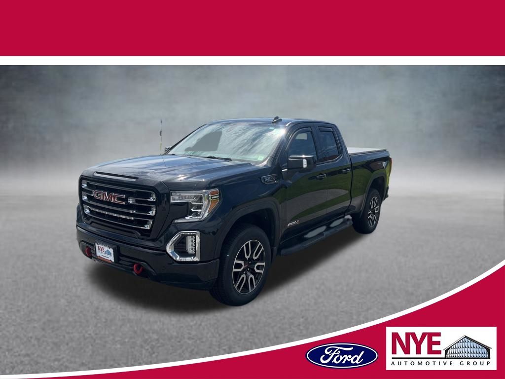 Onyx Black 2019 GMC Sierra 1500 AT4 Double Cab 4WD Pickup Truck Four-Wheel Drive 8-Speed Automatic