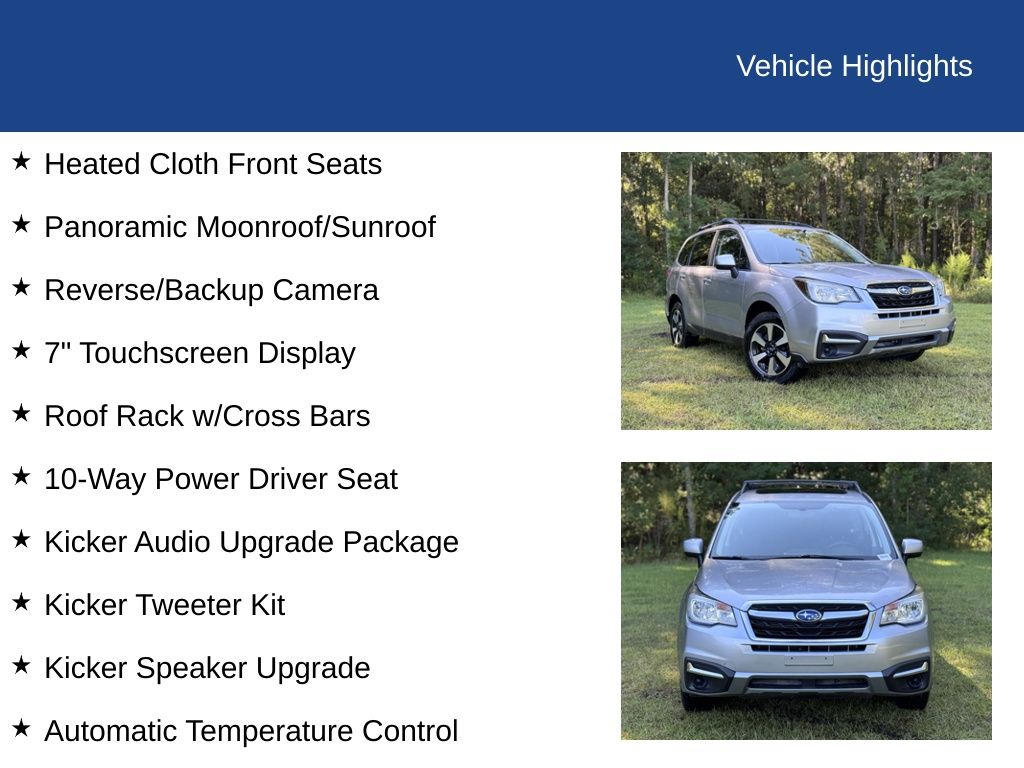 2018 Subaru Forester 2.5i Premium
