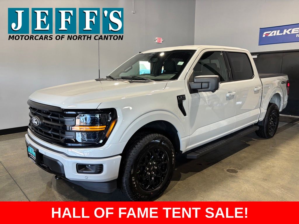 Gray 2024 Ford F-150 Pickup Truck Four-Wheel Drive Automatic