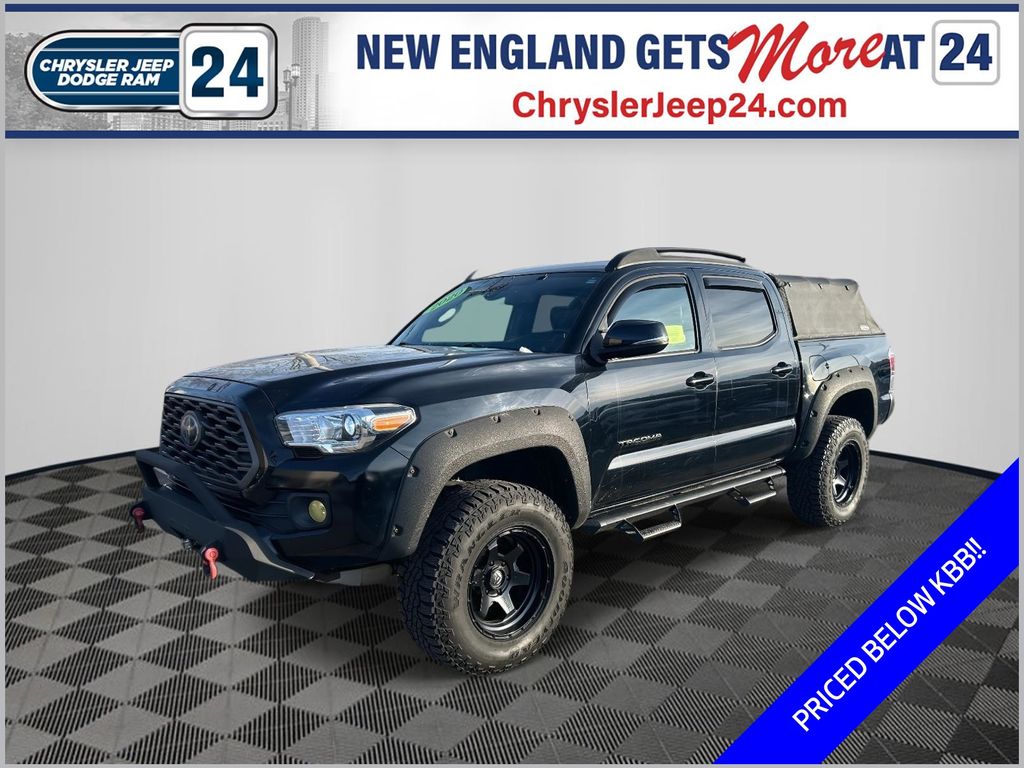 Midnight Black 2020 Toyota Tacoma TRD Off Road Double Cab 4WD Pickup Truck Four-Wheel Drive 6-Speed Automatic