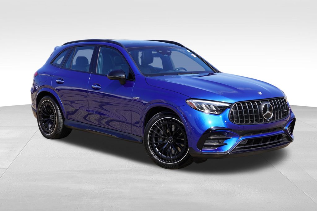 Blue 2024 Mercedes-Benz GLC SUV / Crossover All-Wheel Drive 9-Speed Automatic
