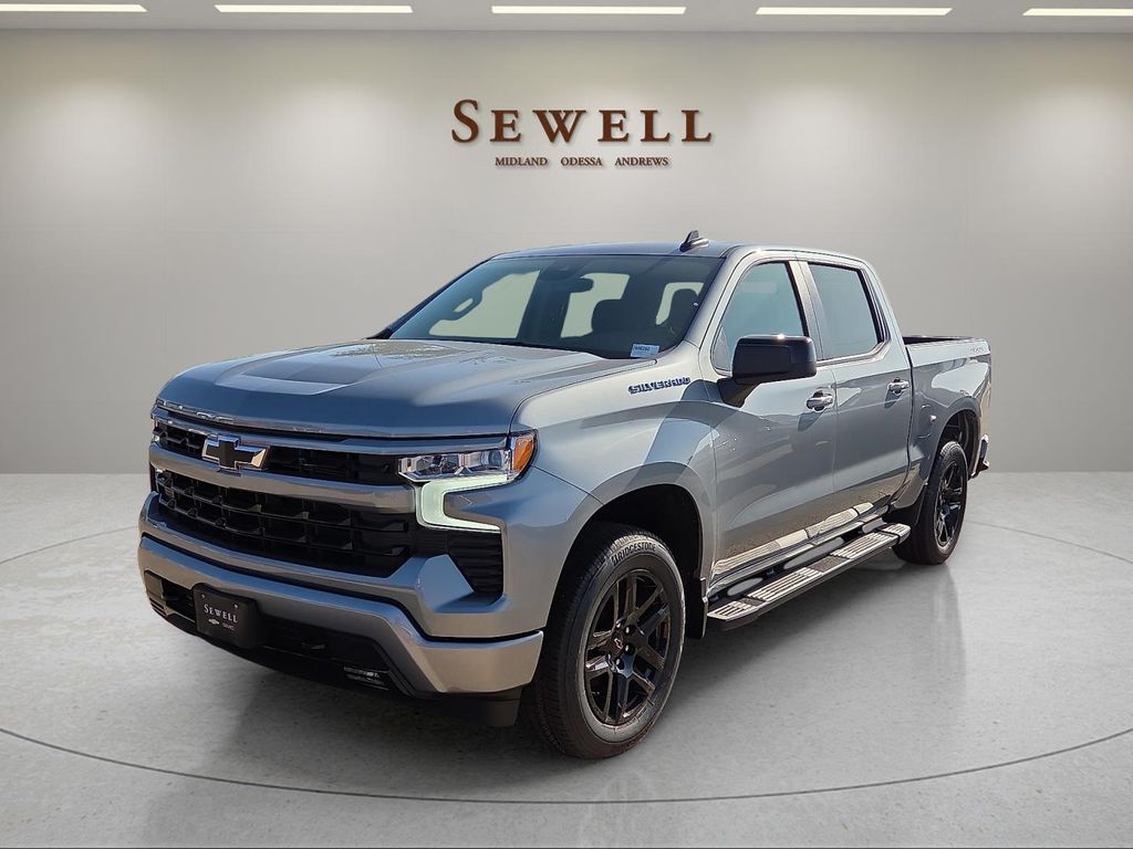 Sterling Gray Metallic 2026 Chevrolet Silverado 1500 Pickup Truck Four-Wheel Drive Automatic