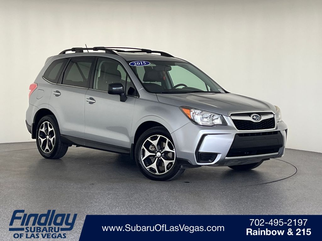 Ice Silver Metallic 2015 Subaru Forester 2.0XT Premium SUV / Crossover All-Wheel Drive Continuously Variable Transmission