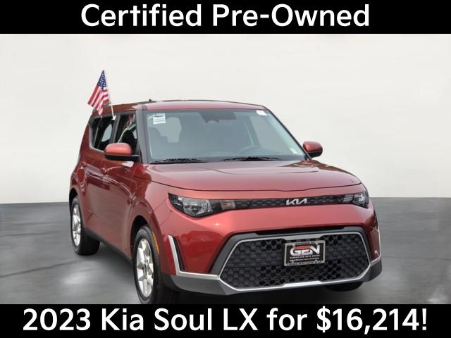 Mars Orange 2023 Kia Soul SUV / Crossover Front-Wheel Drive Continuously Variable Transmission