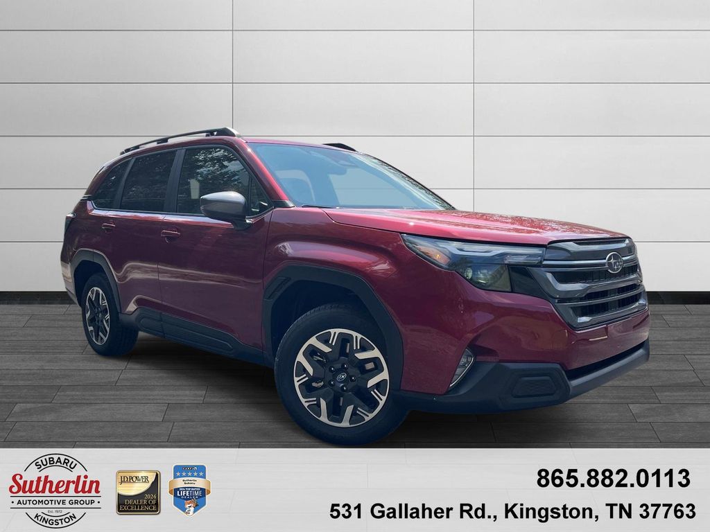 Crimson Red Pearl 2026 Subaru Forester SUV / Crossover All-Wheel Drive Continuously Variable Transmission