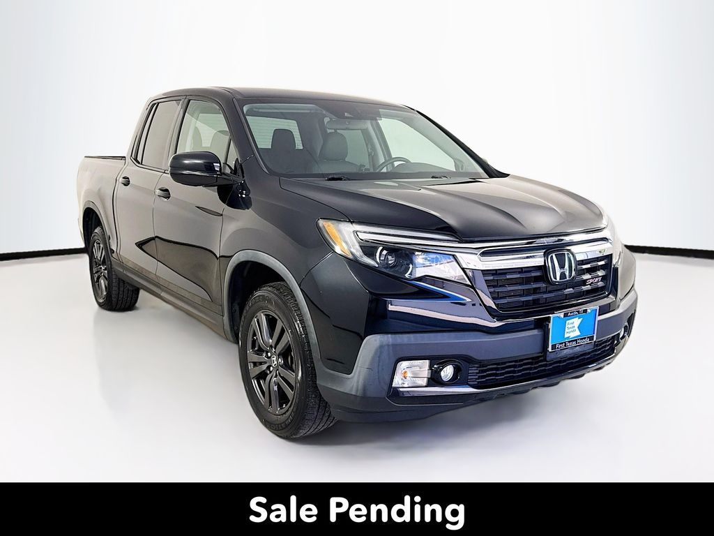 Black 2020 Honda Ridgeline Pickup Truck All-Wheel Drive 9-Speed Automatic