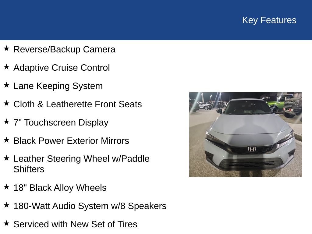 2024 Honda Civic Hatchback Sport