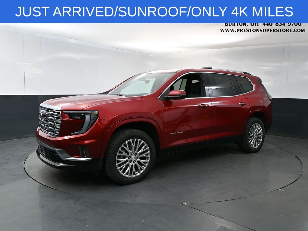 Volcanic Red Tintcoat 2026 GMC Acadia Denali AWD SUV / Crossover Four-Wheel Drive 8-Speed Automatic
