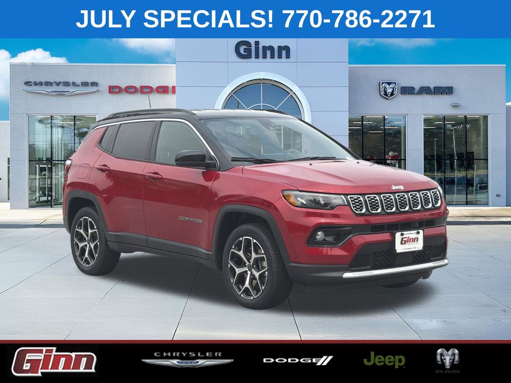 Red Hot Pearlcoat 2025 Jeep Compass SUV / Crossover Four-Wheel Drive 8-Speed Automatic