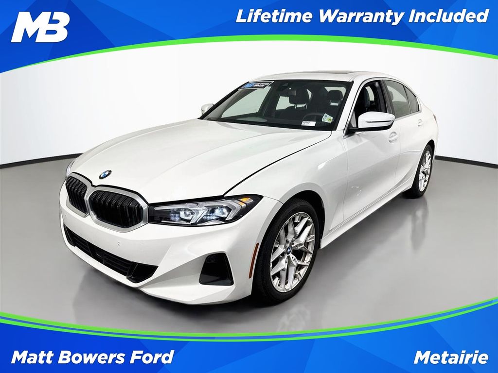 Alpine White 2025 BMW 3 Series Sedan Rear-Wheel Drive 8-Speed Automatic