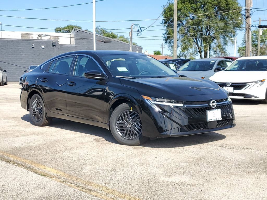 Super Black 2026 Nissan Sentra SV FWD Sedan Front-Wheel Drive Continuously Variable Transmission