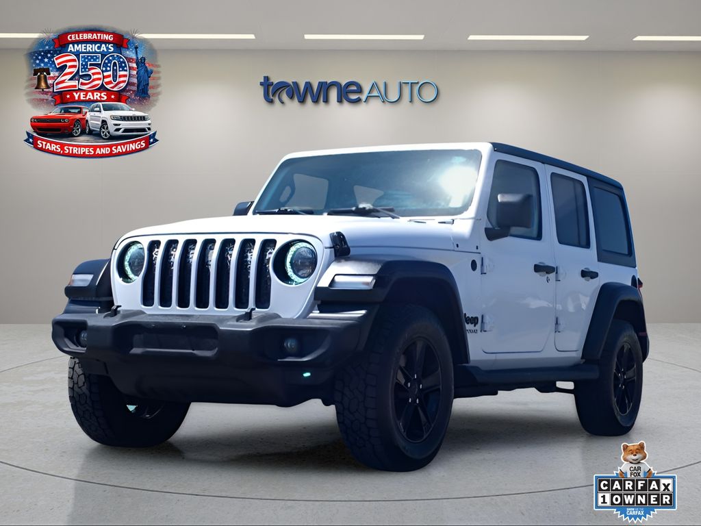 Bright White Clearcoat 2021 Jeep Wrangler SUV / Crossover Four-Wheel Drive 6-Speed Manual