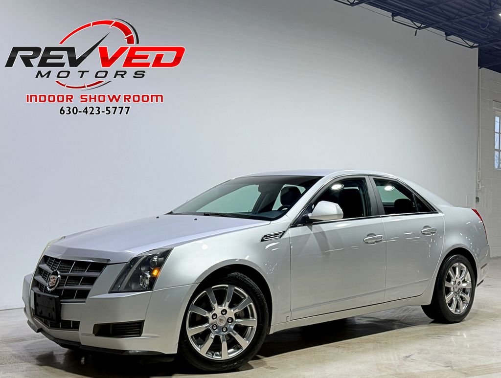 Radiant Silver 2009 Cadillac CTS Sedan 6-Speed Automatic