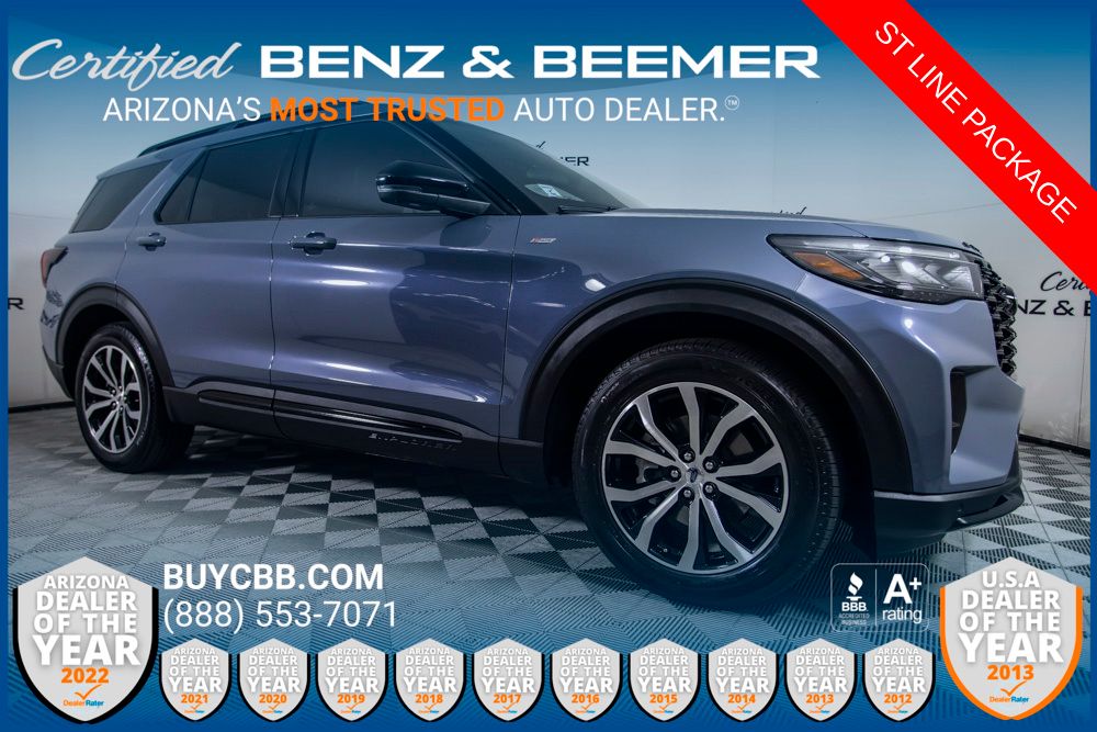 Vapor Blue 2025 Ford Explorer ST-Line RWD SUV / Crossover Rear-Wheel Drive Automatic