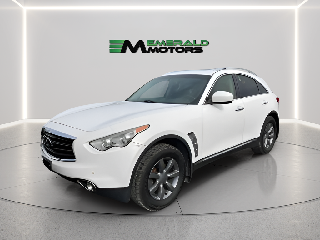 Moonlight White 2012 INFINITI FX35 AWD SUV / Crossover All-Wheel Drive 7-Speed Automatic