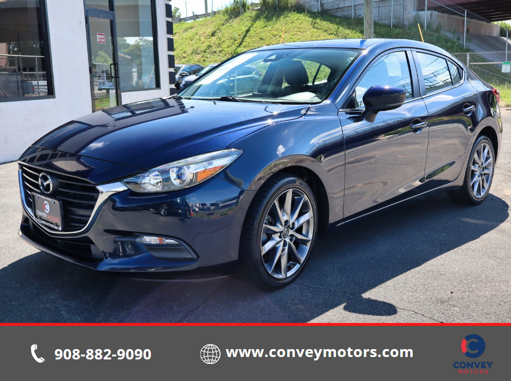 Deep Crystal Blue Mica 2018 Mazda MAZDA3 Touring Sedan Front-Wheel Drive 6-Speed Automatic