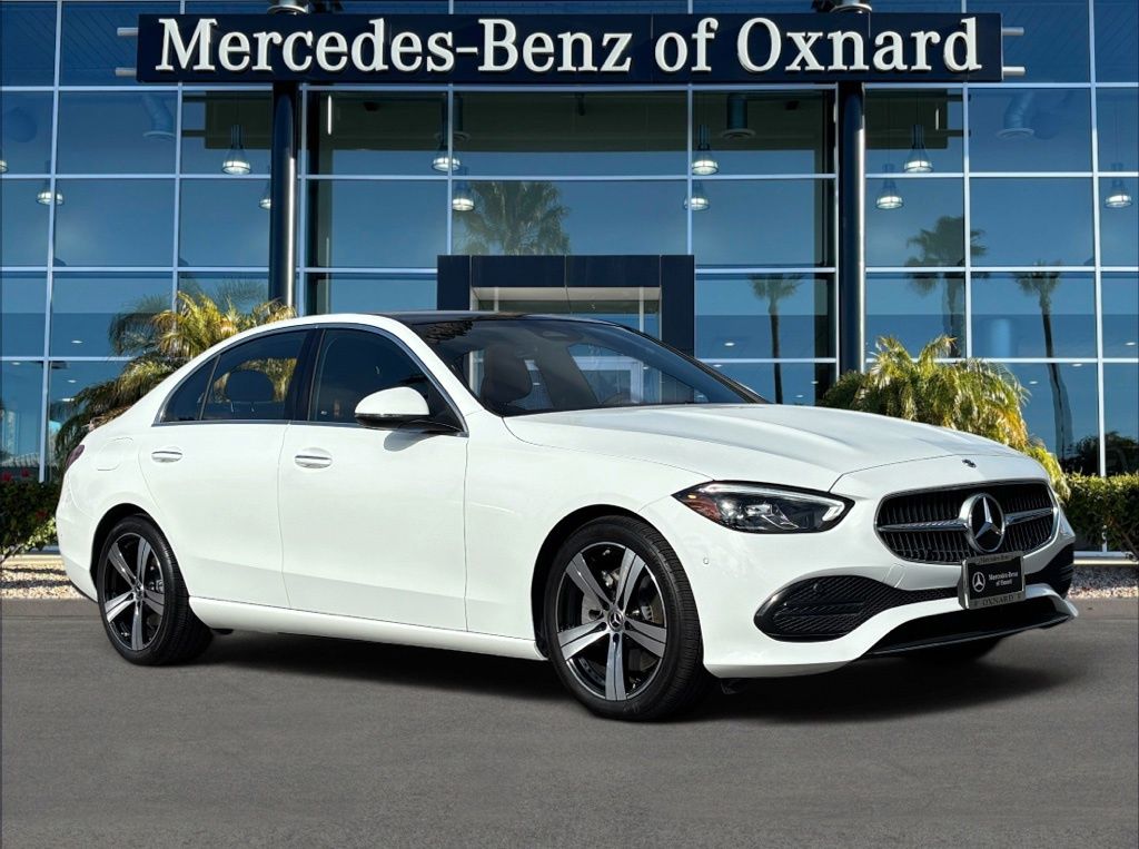 Polar White 2026 Mercedes-Benz C-Class Sedan All-Wheel Drive 9-Speed Automatic