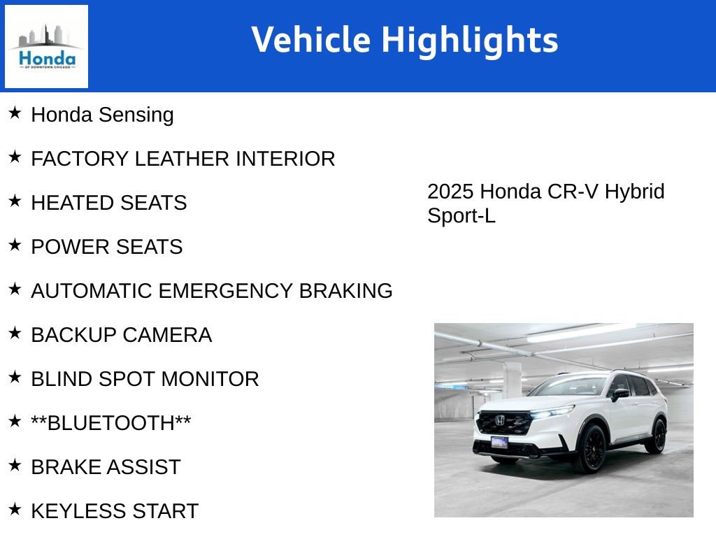 2025 Honda CR-V Hybrid Sport-L 7