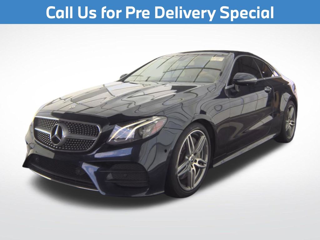 Blue 2020 Mercedes-Benz E-Class Coupe Rear-Wheel Drive 9-Speed Automatic