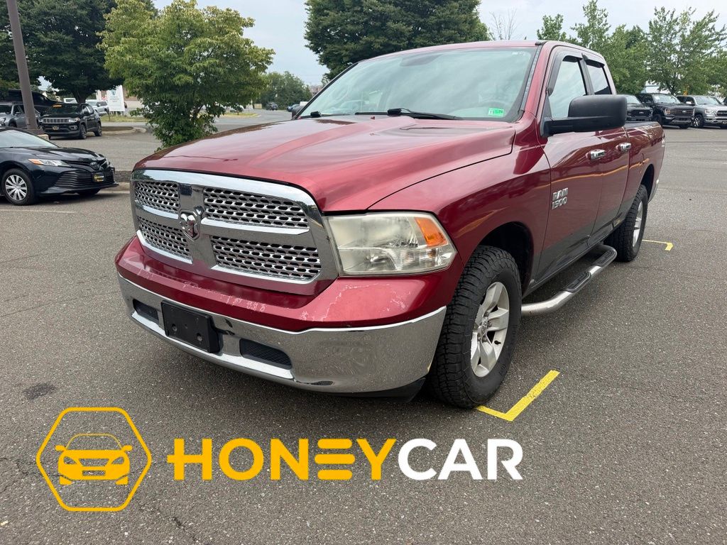 Deep Cherry Red Crystal Pearlcoat 2013 RAM 1500 Pickup Truck Four-Wheel Drive 6-Speed Automatic