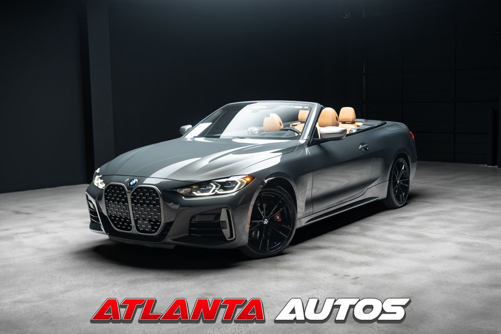Dravit Gray Metallic 2022 BMW 4 Series Convertible All-Wheel Drive 8-Speed Automatic
