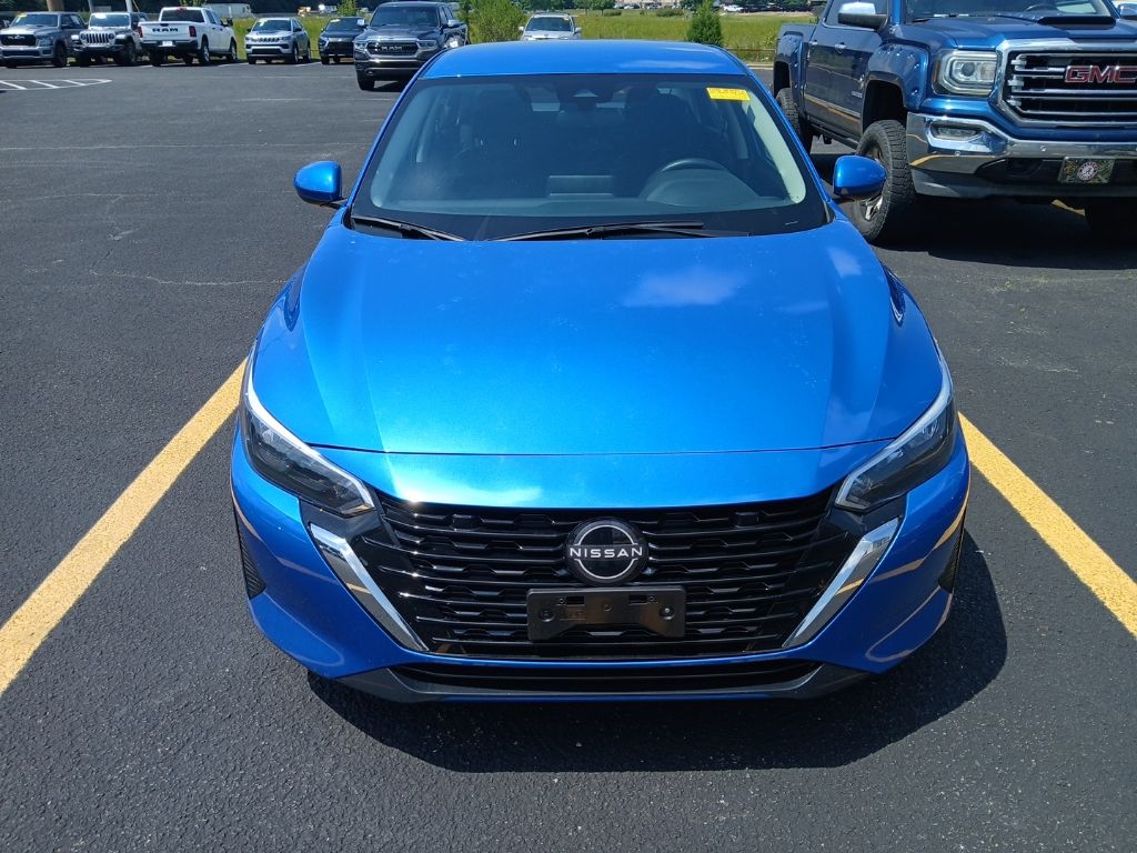 Electric Blue Metallic 2025 Nissan Sentra SV FWD Sedan Front-Wheel Drive Continuously Variable Transmission