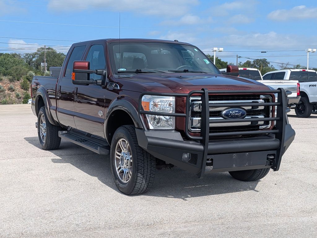 Red (Bronze Fire Metallic) 2016 Ford F-250 Super Duty Pickup Truck Four-Wheel Drive 6-Speed Automatic Overdrive