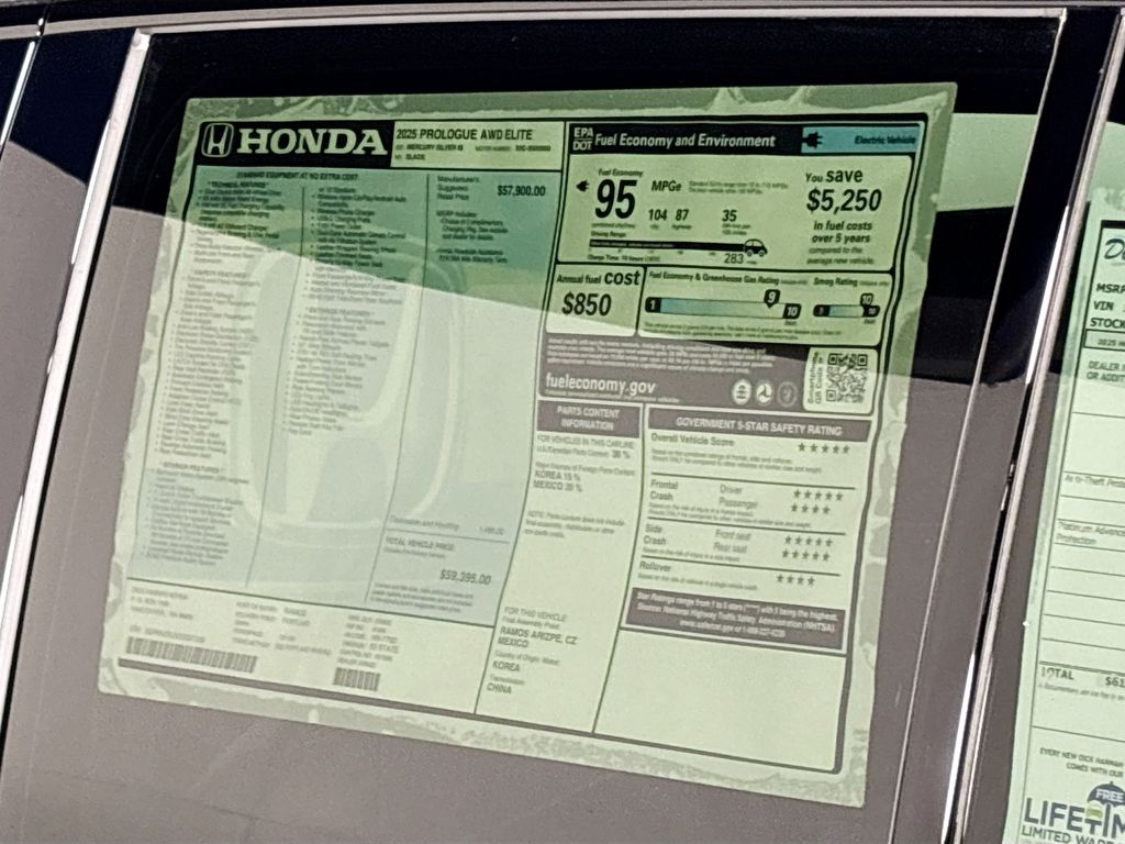 2025 Honda Prologue Elite