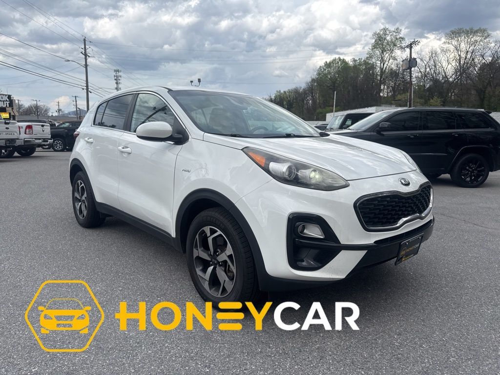 Clear White 2020 Kia Sportage LX AWD SUV / Crossover All-Wheel Drive 6-Speed Automatic Overdrive