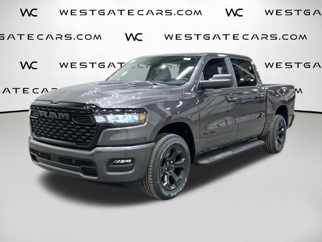 Gray (Granite Crystal Metallic Clearcoat) 2026 RAM 1500 Pickup Truck Four-Wheel Drive 8-Speed Automatic