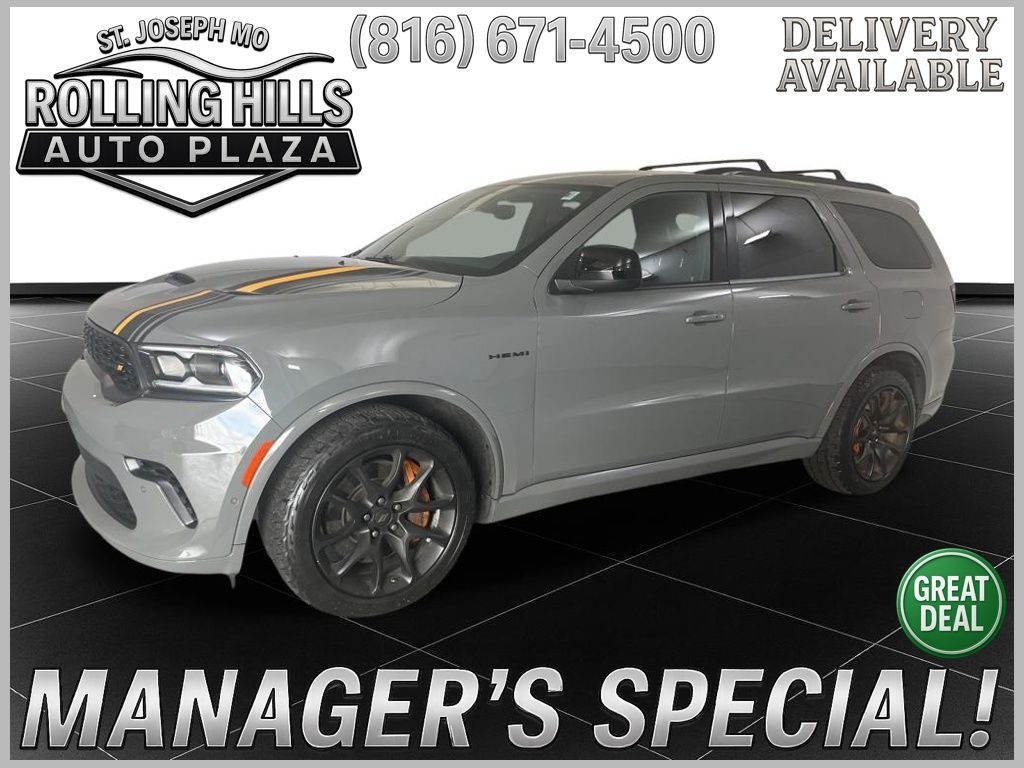 Destroyer Gray Clearcoat 2023 Dodge Durango R/T HEMI Orange AWD SUV / Crossover All-Wheel Drive 8-Speed Automatic