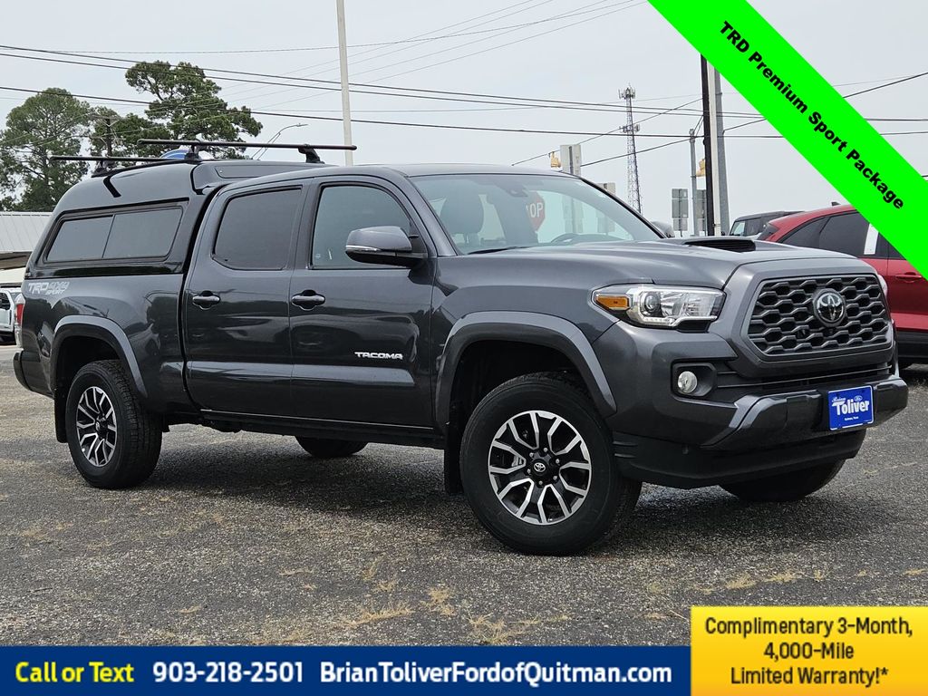 Magnetic Gray Metallic 2023 Toyota Tacoma TRD Sport Double Cab LB 4WD Pickup Truck Four-Wheel Drive 6-Speed Automatic