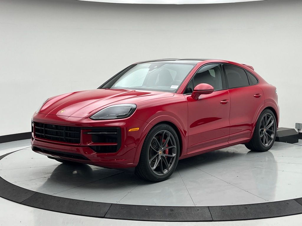 Carmine Red 2025 Porsche Cayenne Coupe S AWD Coupe All-Wheel Drive 8-Speed Automatic