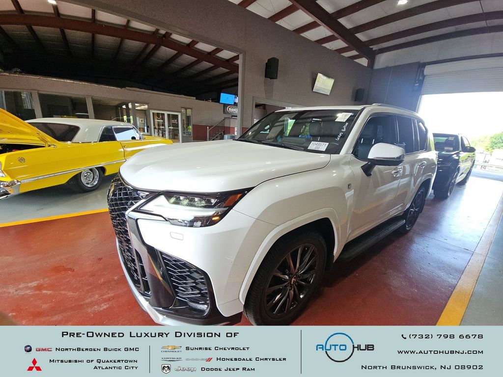 Ultra White 2024 Lexus LX 600 F Sport Handling AWD SUV / Crossover All-Wheel Drive Automatic