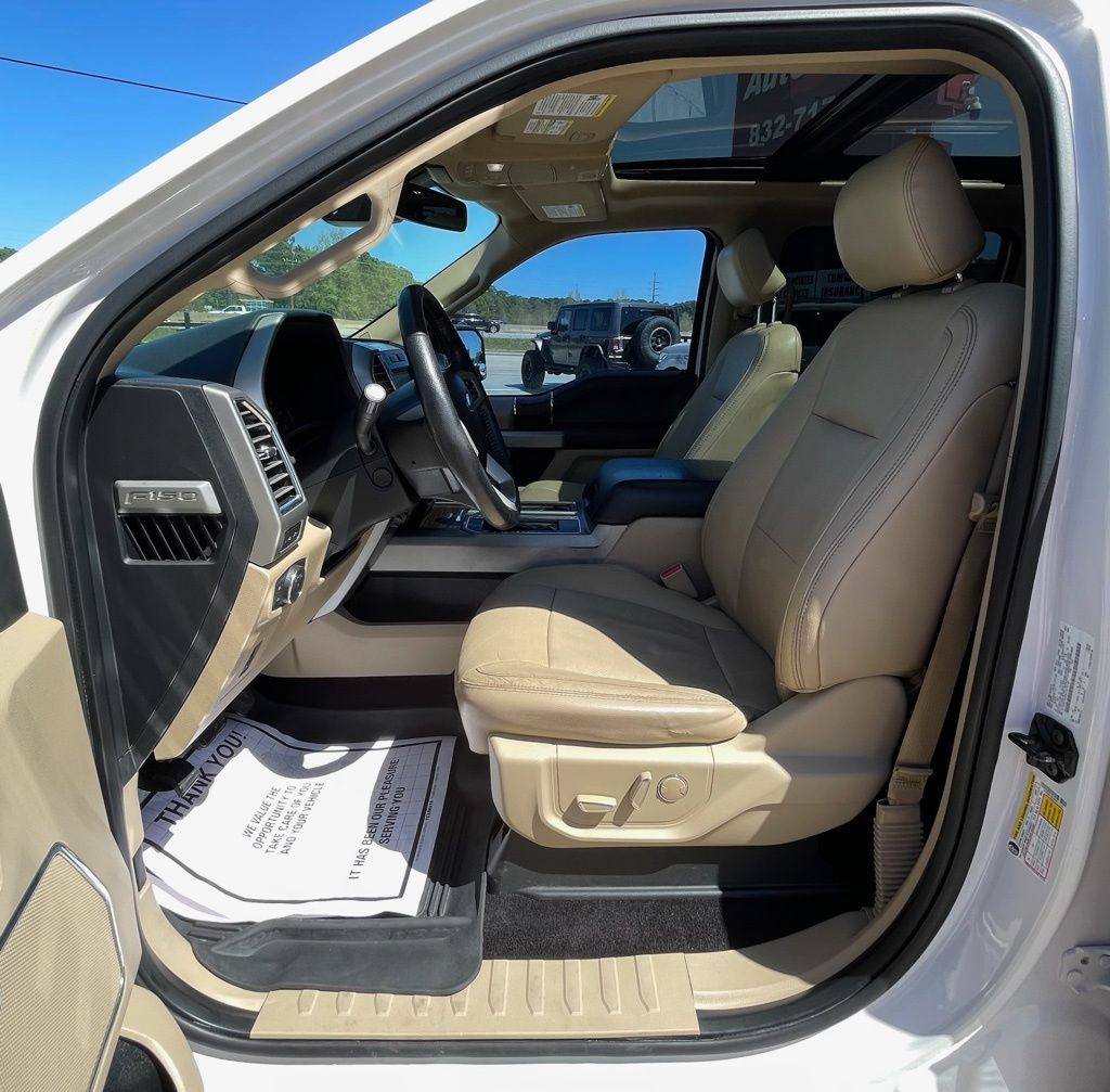 2015 Ford F-150 Lariat White at Wharton Chevrolet GMC