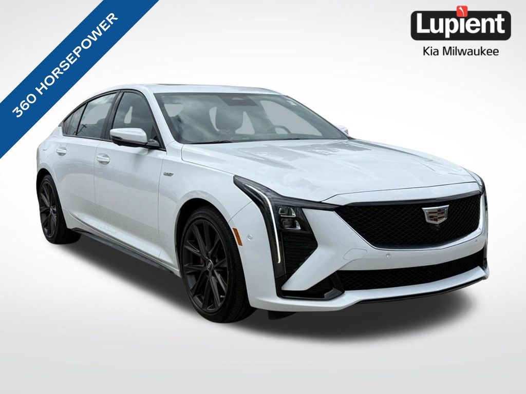 Summit White 2025 Cadillac CT5 V-Series RWD Sedan Rear-Wheel Drive Automatic