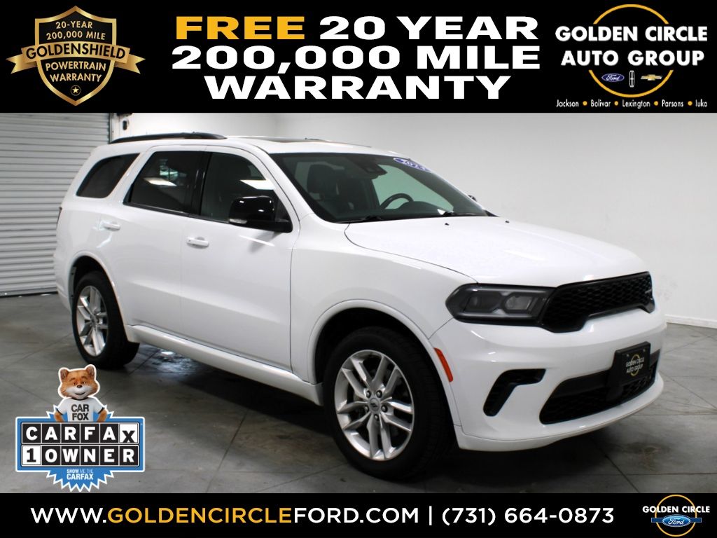 White Knuckle Clearcoat 2024 Dodge Durango SUV / Crossover All-Wheel Drive 8-Speed Automatic