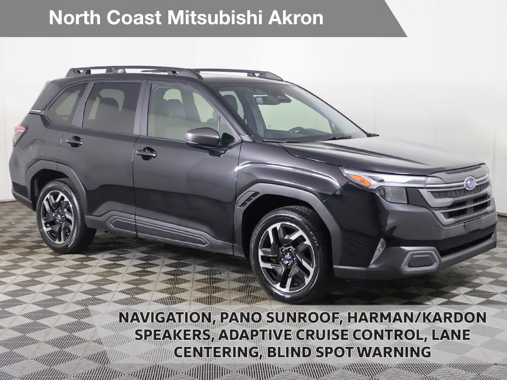 Crystal Black Silica 2025 Subaru Forester SUV / Crossover All-Wheel Drive Continuously Variable Transmission