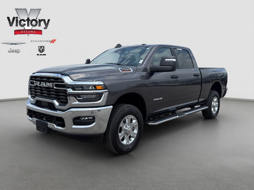 Gray (Granite Crystal Metallic Clearcoat) 2025 RAM 2500 Pickup Truck Four-Wheel Drive 8-Speed Automatic
