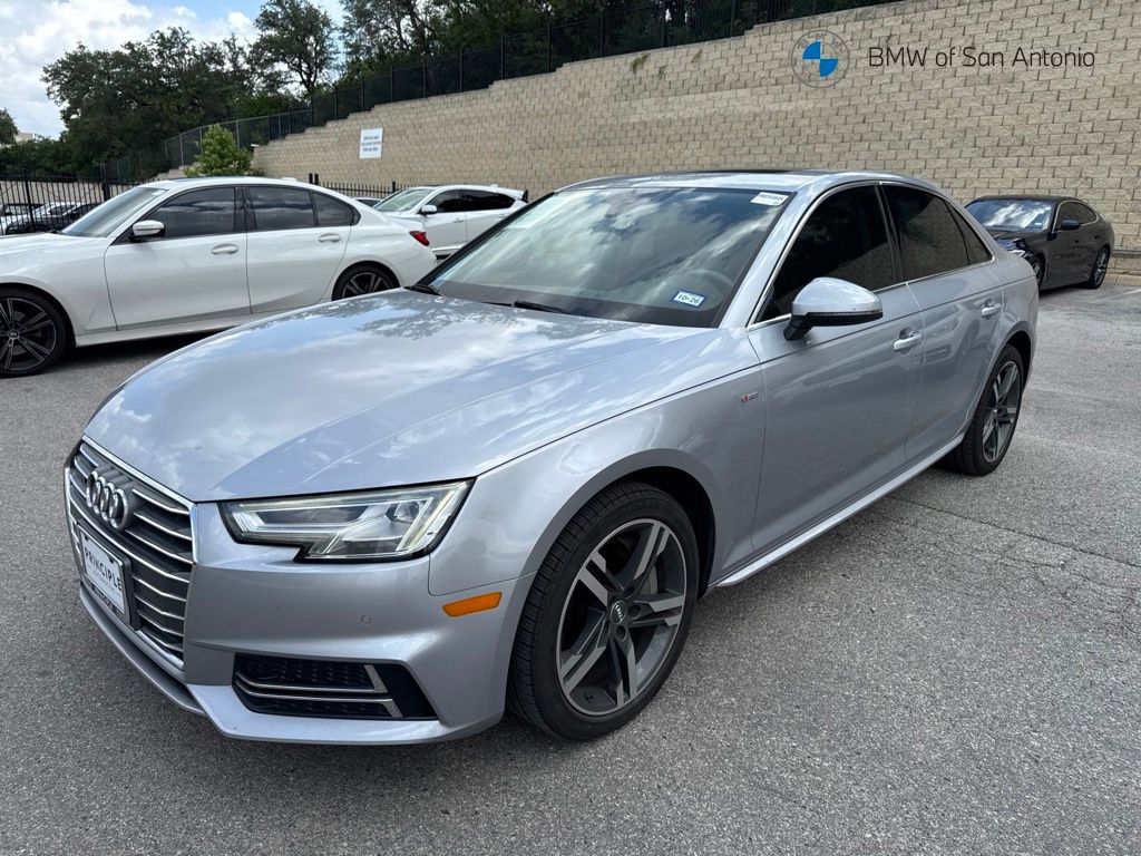 Silver Metallic 2017 Audi A4 2.0T quattro Premium Plus AWD Sedan All-Wheel Drive 7-Speed Automatic