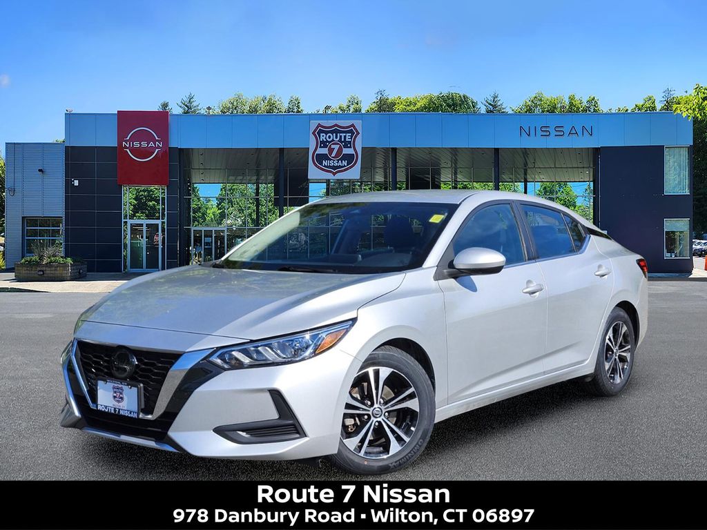 Brilliant Silver Metallic 2023 Nissan Sentra Sedan Front-Wheel Drive Continuously Variable Transmission