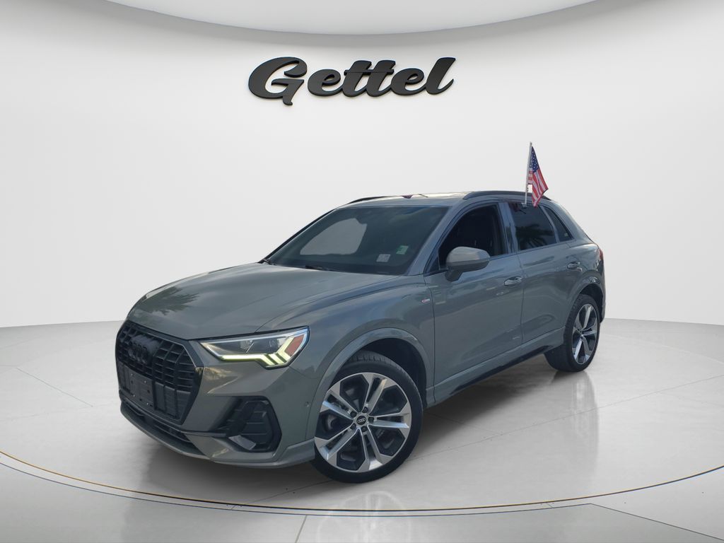 Gray Metallic 2021 Audi Q3 SUV / Crossover All-Wheel Drive 8-Speed Automatic