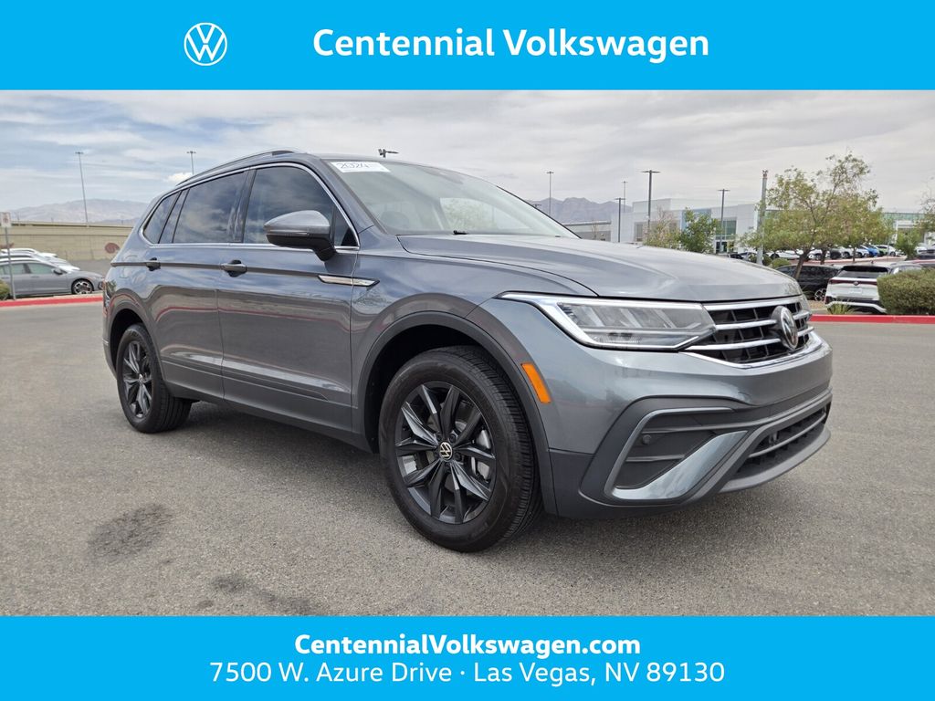 Platinum Gray Metallic 2024 Volkswagen Tiguan SUV / Crossover All-Wheel Drive 8-Speed Automatic