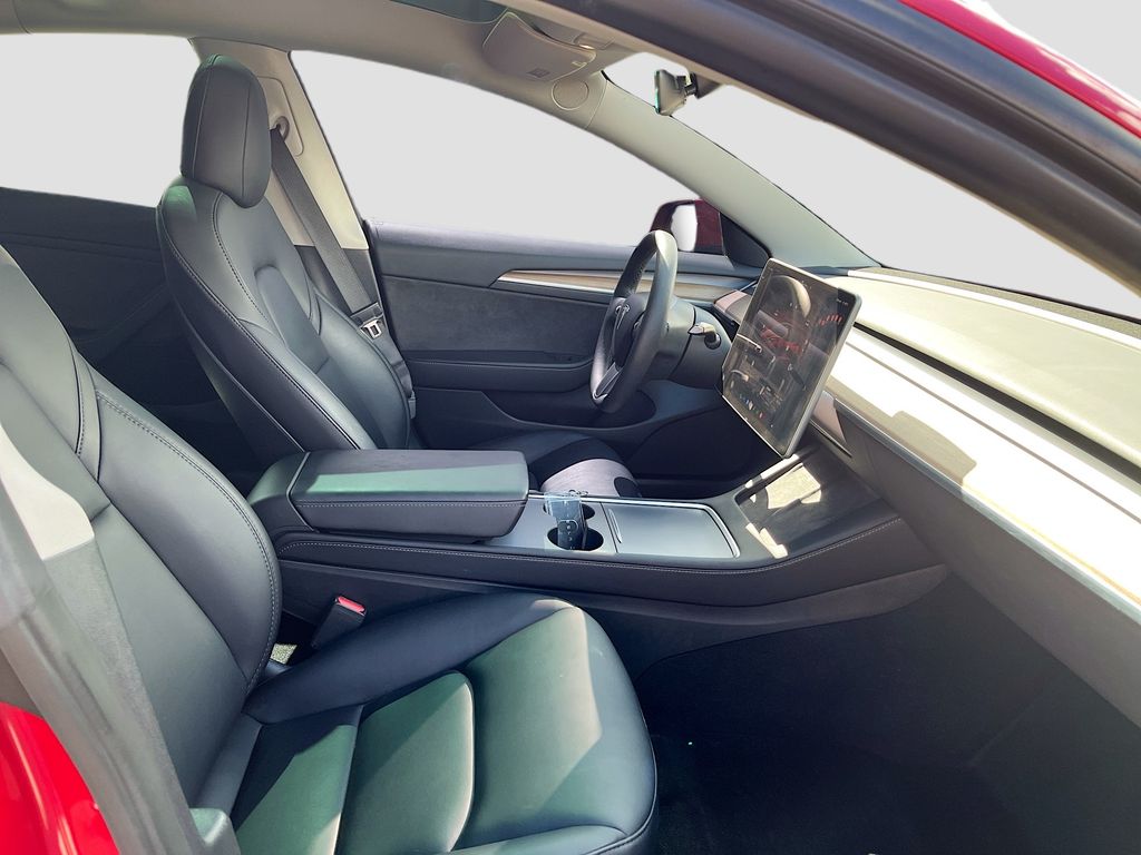 Used 2022 Red Tesla Performance image 24