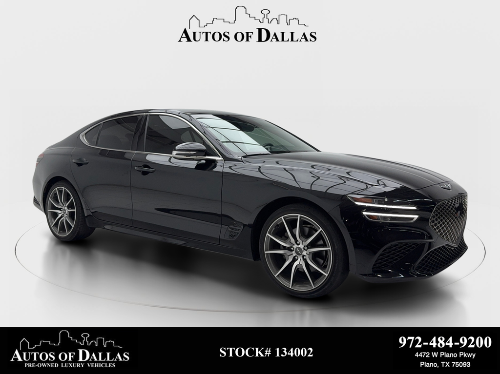 Vik Black 2023 Genesis G70 2.0T RWD Sedan Rear-Wheel Drive 8-Speed Automatic