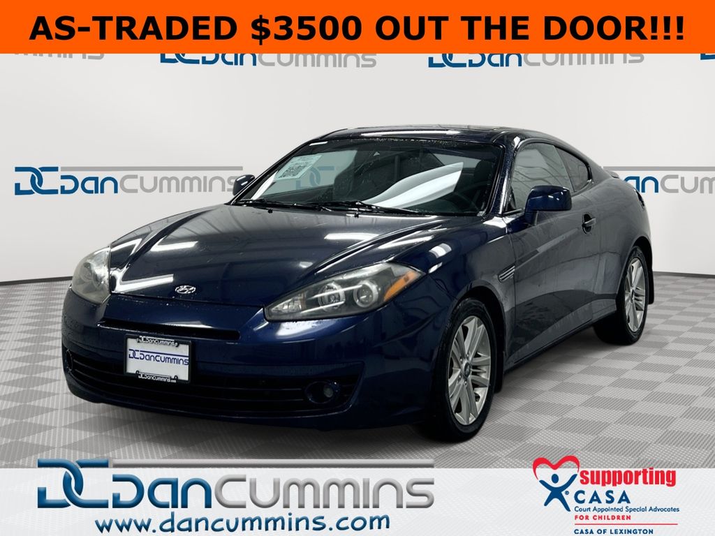 Blue 2007 Hyundai Tiburon GS Coupe FWD Coupe 4-Speed Automatic
