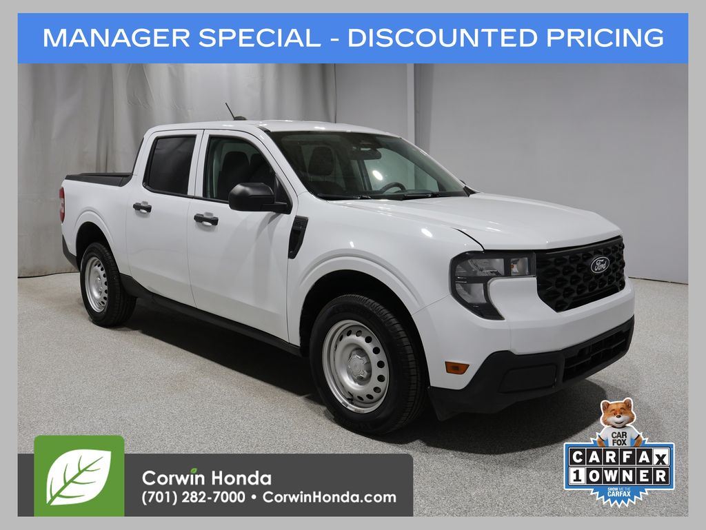 Oxford White 2025 Ford Maverick Pickup Truck All-Wheel Drive 8-Speed Automatic